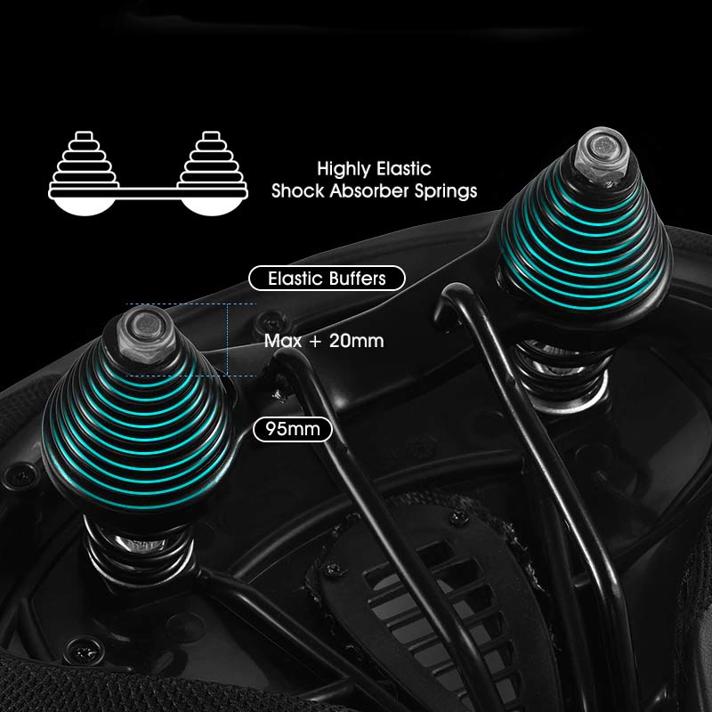 Ergonomisch Fietszadel | Extra Breed Fietszadel Tegen Zadelpijn