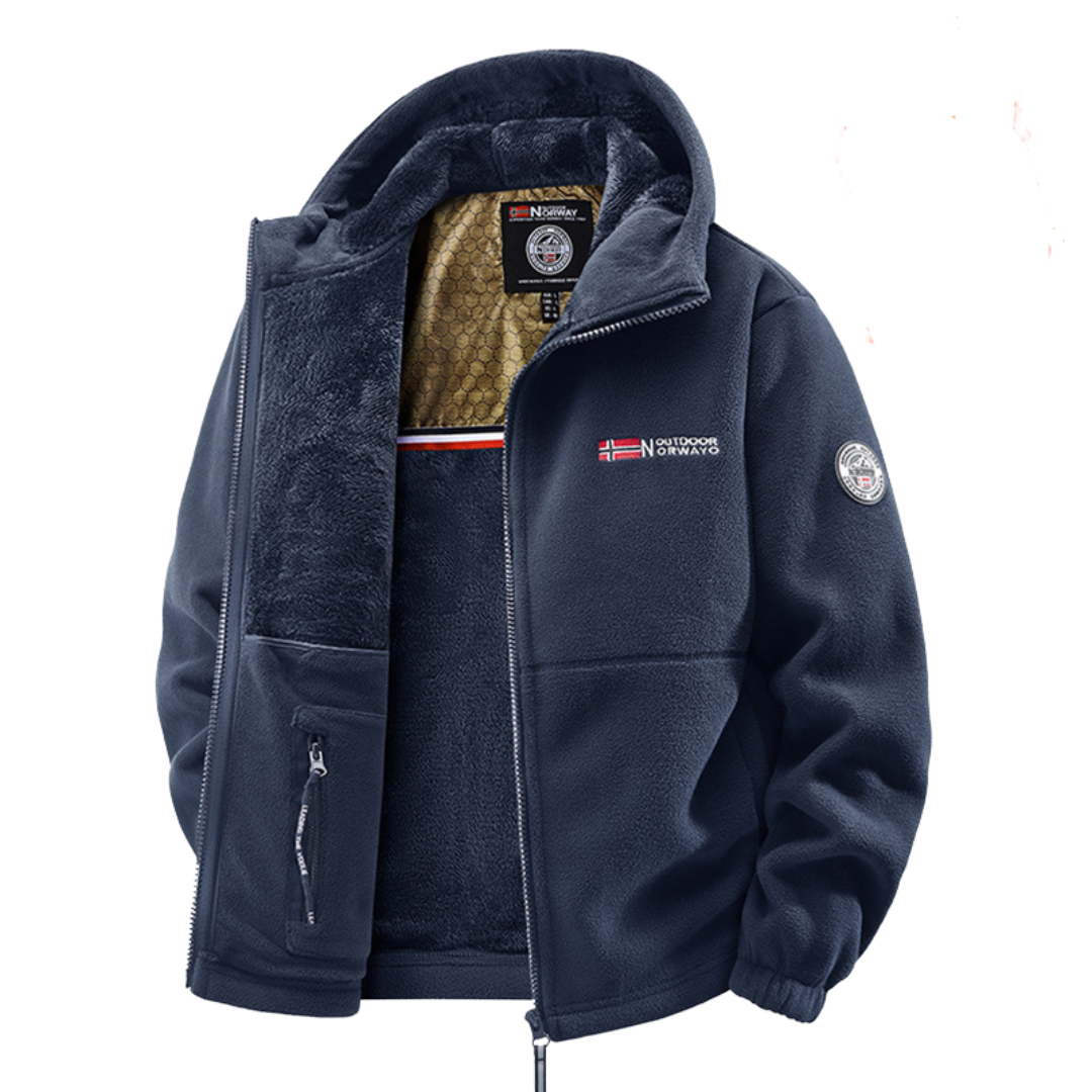 Fleece Jas – Warm – Met Kap – Voor Buiten