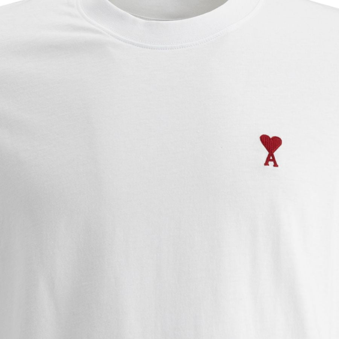 Basic T-Shirt Wit Modern Fit | Unisex Hoge Ronde Hals