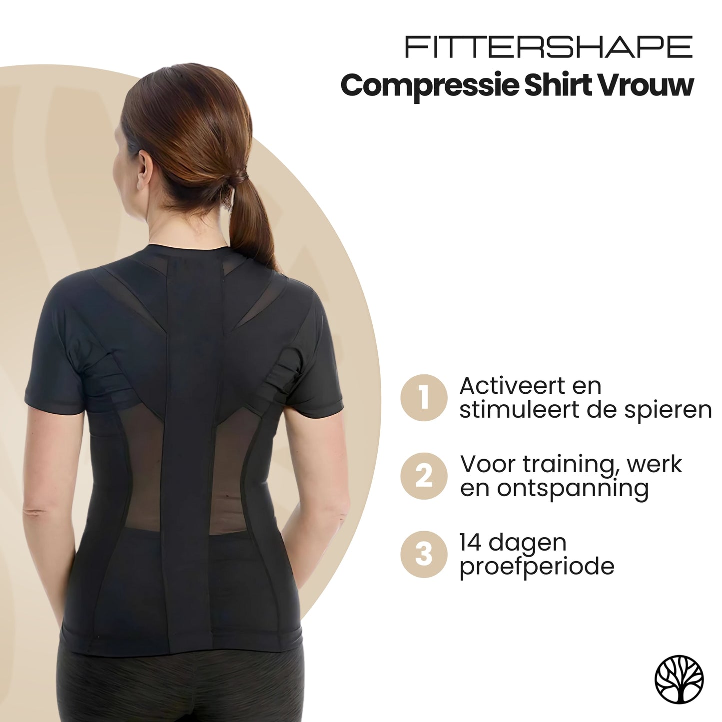 Fittershape Compressie Shirt Vrouw