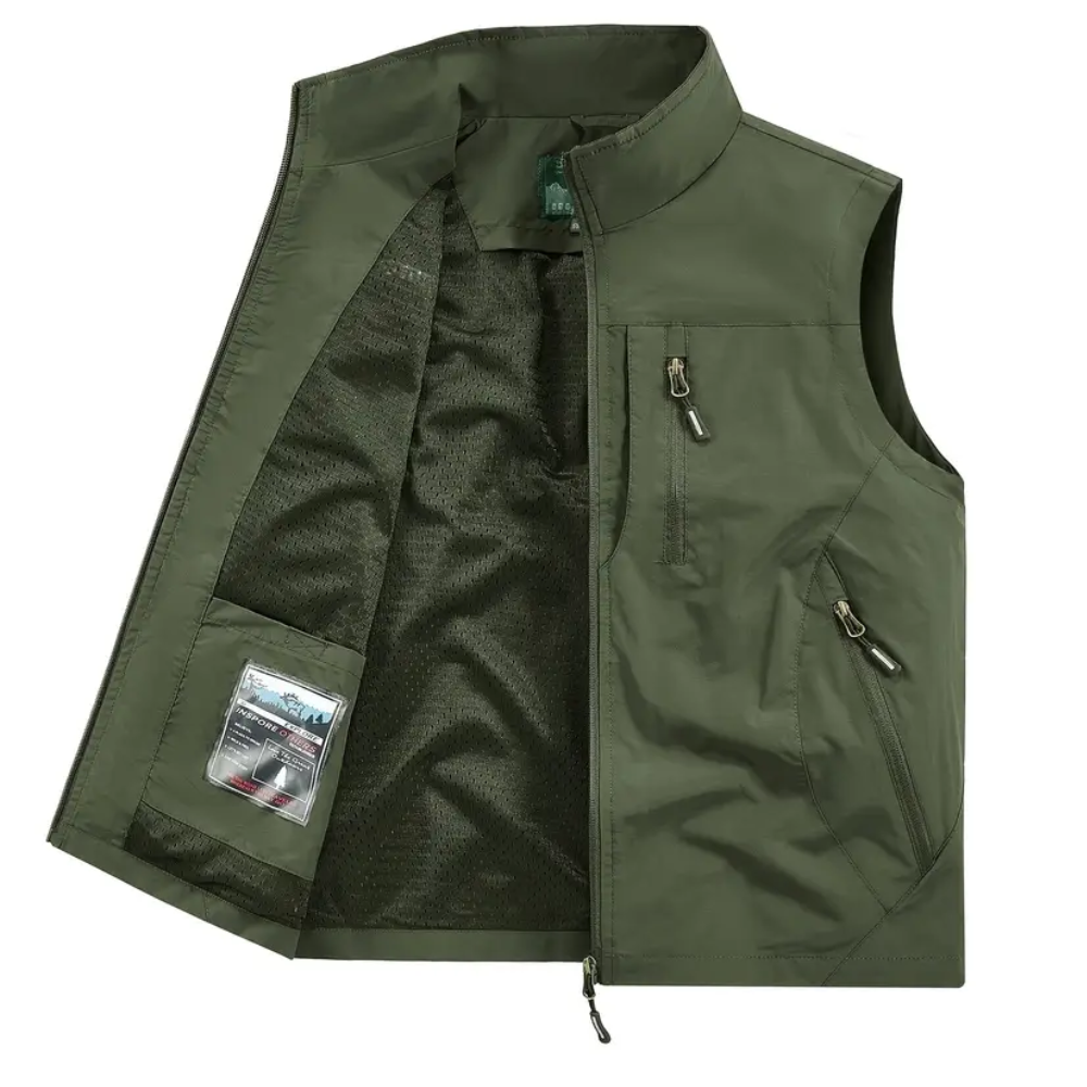 Bravion – Heren Vest met Rits