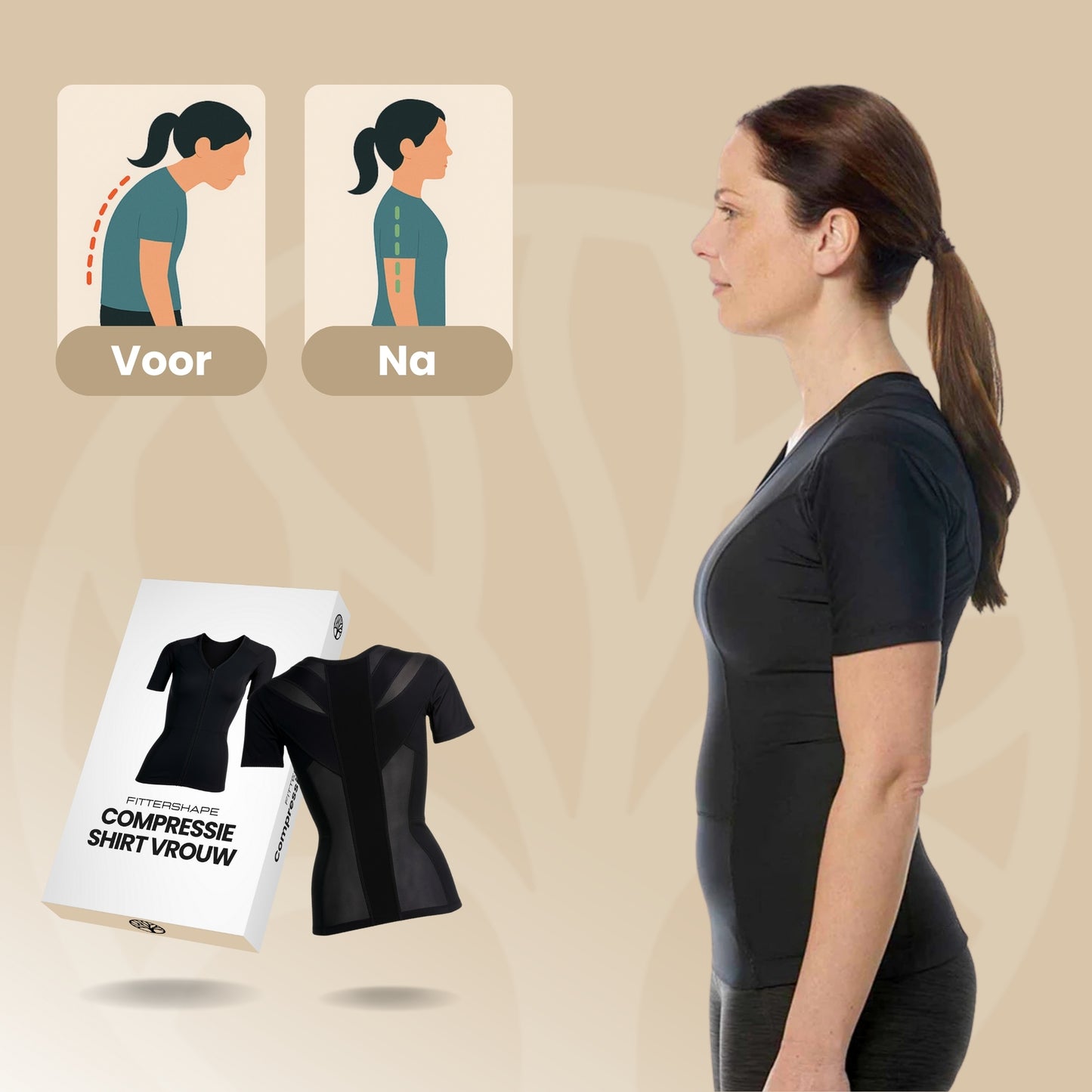 Fittershape Compressie Shirt Vrouw