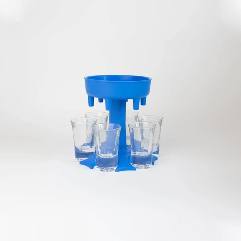 Multi-shot drankdispenser – voor 6 glazen – voor feestjes en sociale evenementen