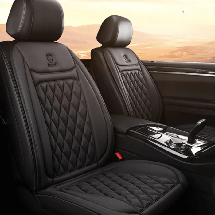 Zitkussen met verwarming – Zwart – Inclusief kabel – Comfortabel voor autozitplaatsen