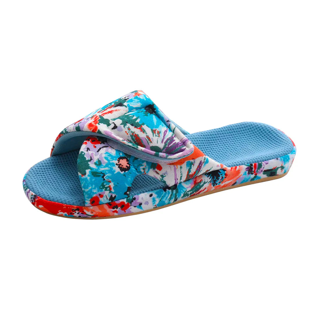 FloralEase Slippers | Orthopedisch Comfort – Voor Thuisgebruik
