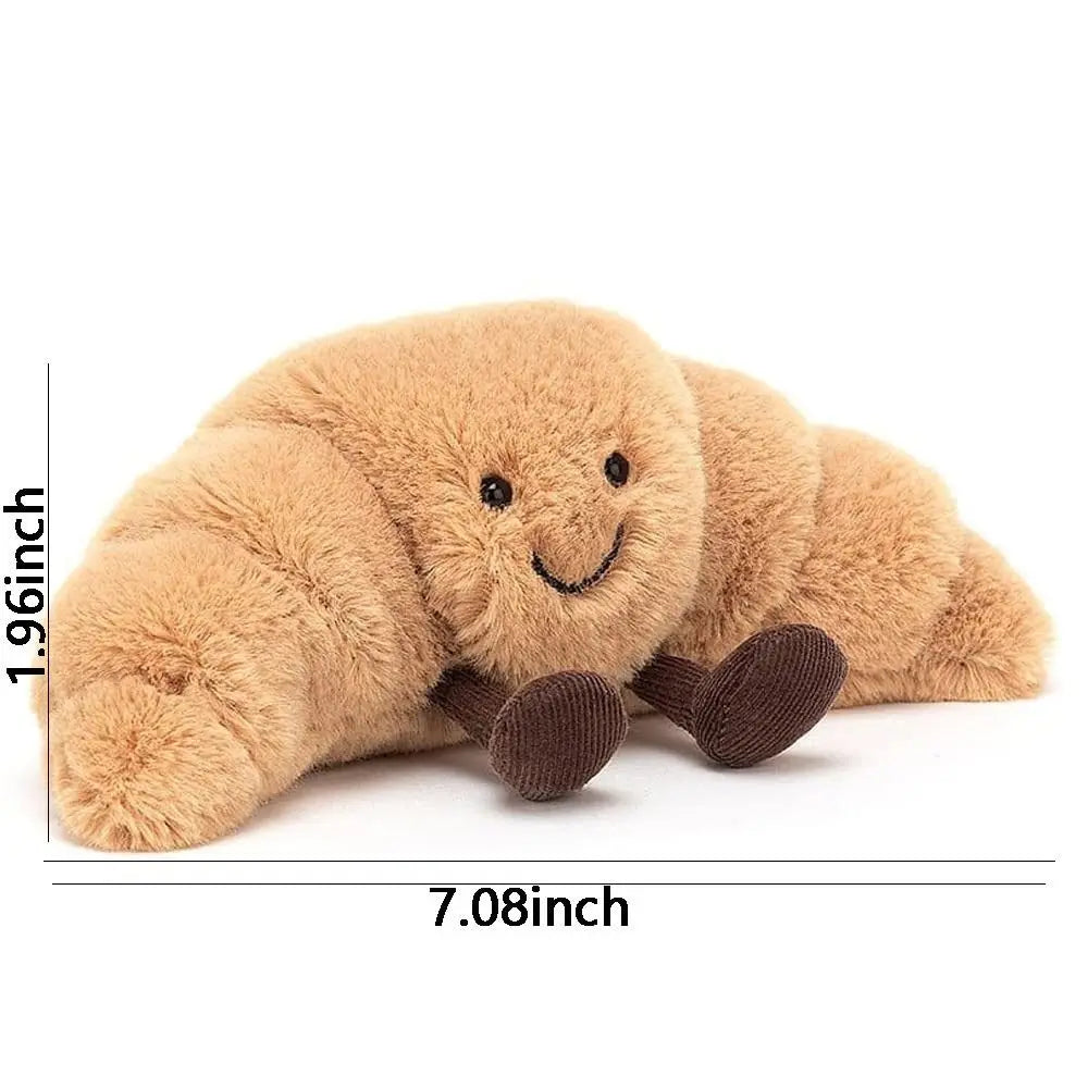 Croissant Knuffel – Zacht en Schattig – Voor Kinderen en Volwassenen