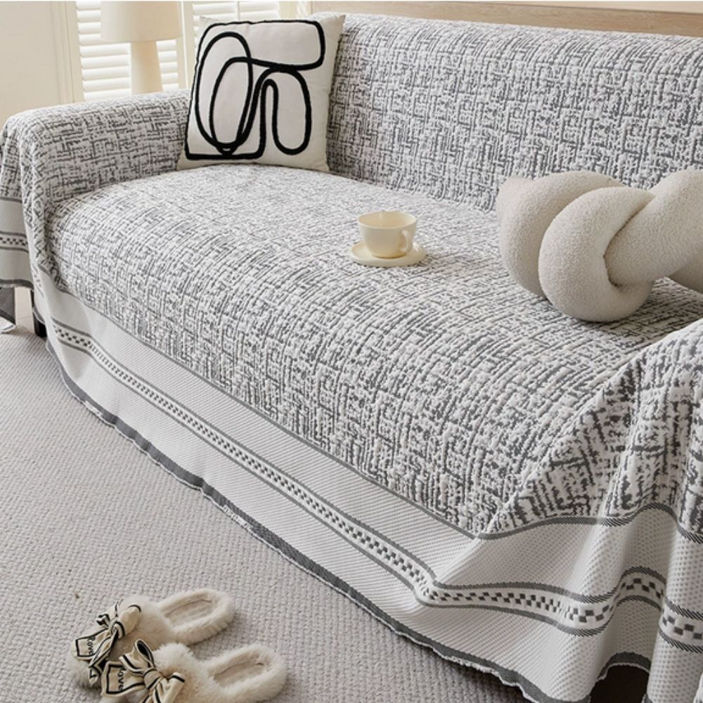 bankhoes – comfortabele stof – voor bank of fauteuil