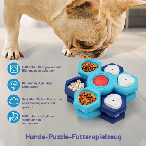 Interactief Hondenspeelgoed – Puzzelvoederbak – Voor Mentale Stimulatie van Honden
