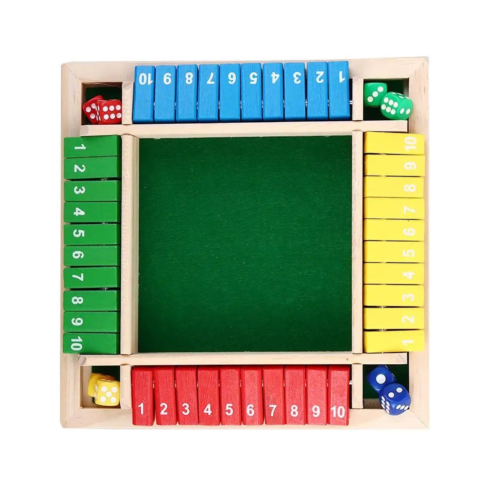 Houten Dobbelspel – Leerrijk Spel – Voor Kinderen en Gezinnen