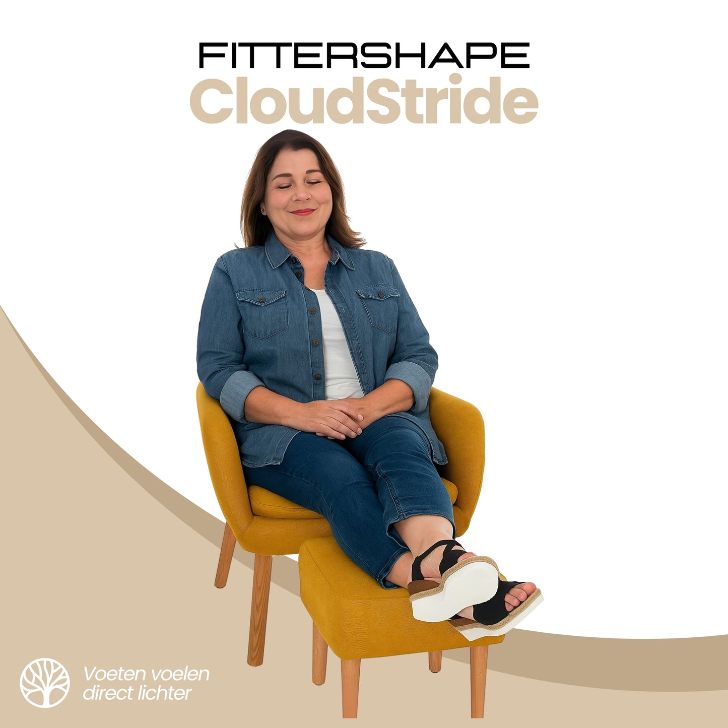 Fittershape CloudStride Sandals | Ergonomisch Comfort – Voor Pijnvrije Stappen