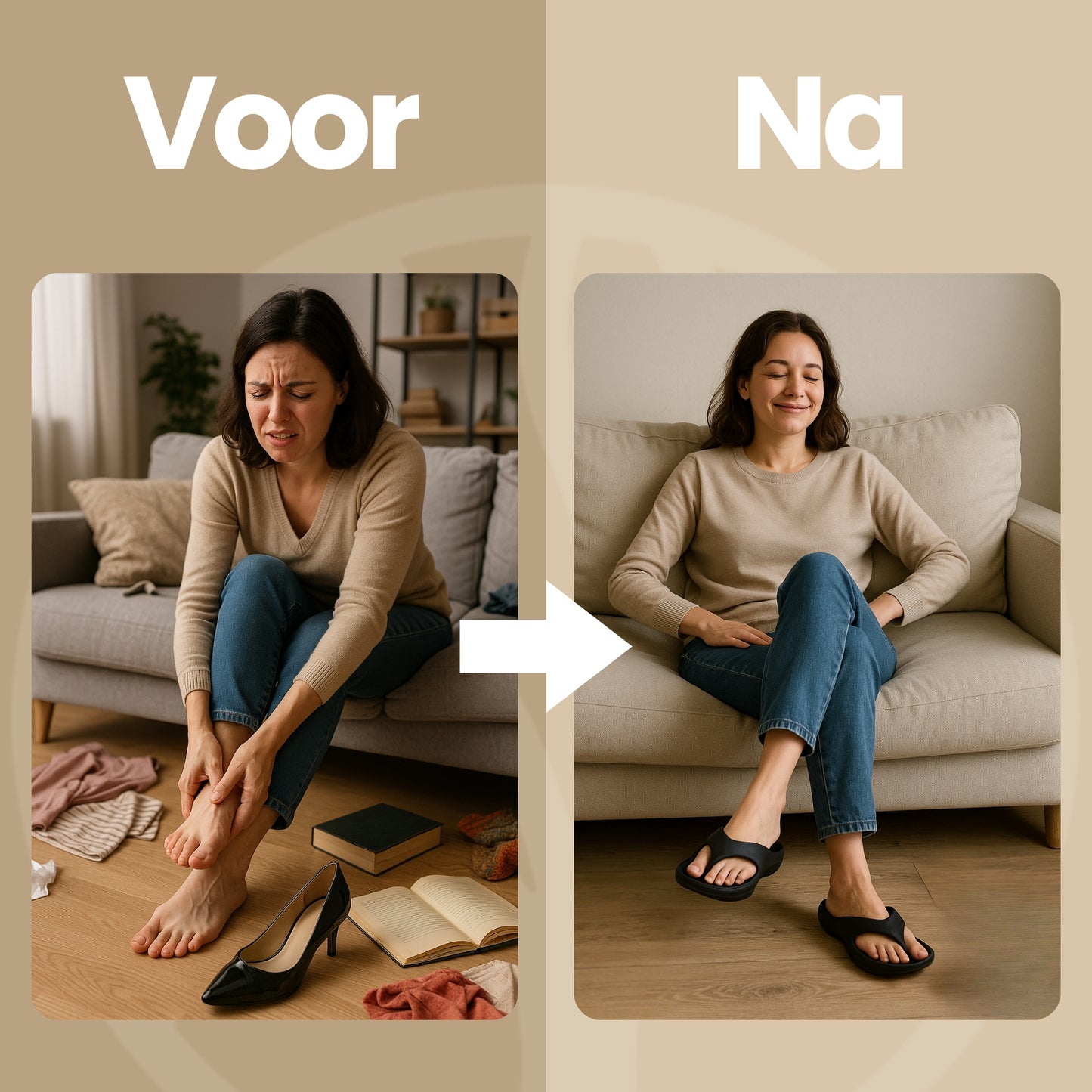 ArchEase Slippers | Dames Slippers – Tegen Voetpijn