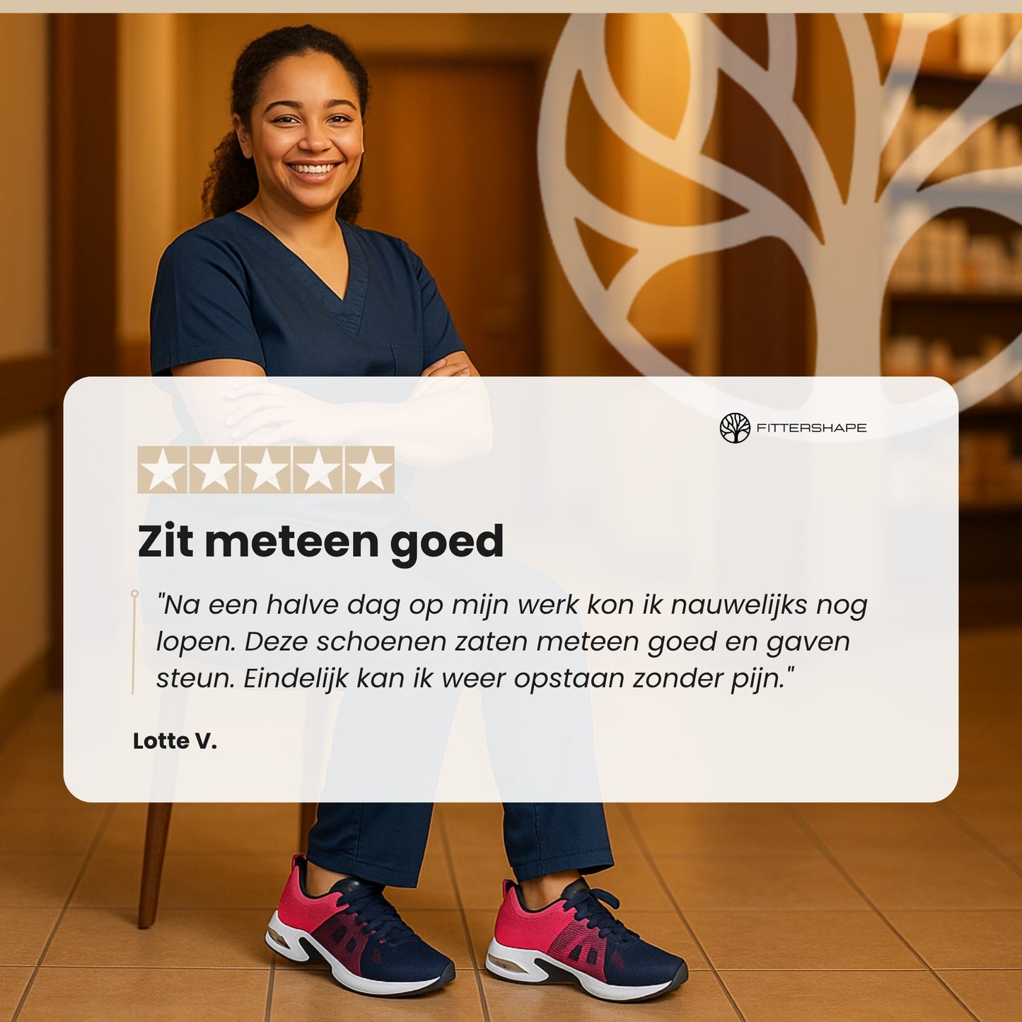 Fittershape ComfortWalk Shoes | Orthopedisch Design – Voor Langdurig Loopcomfort