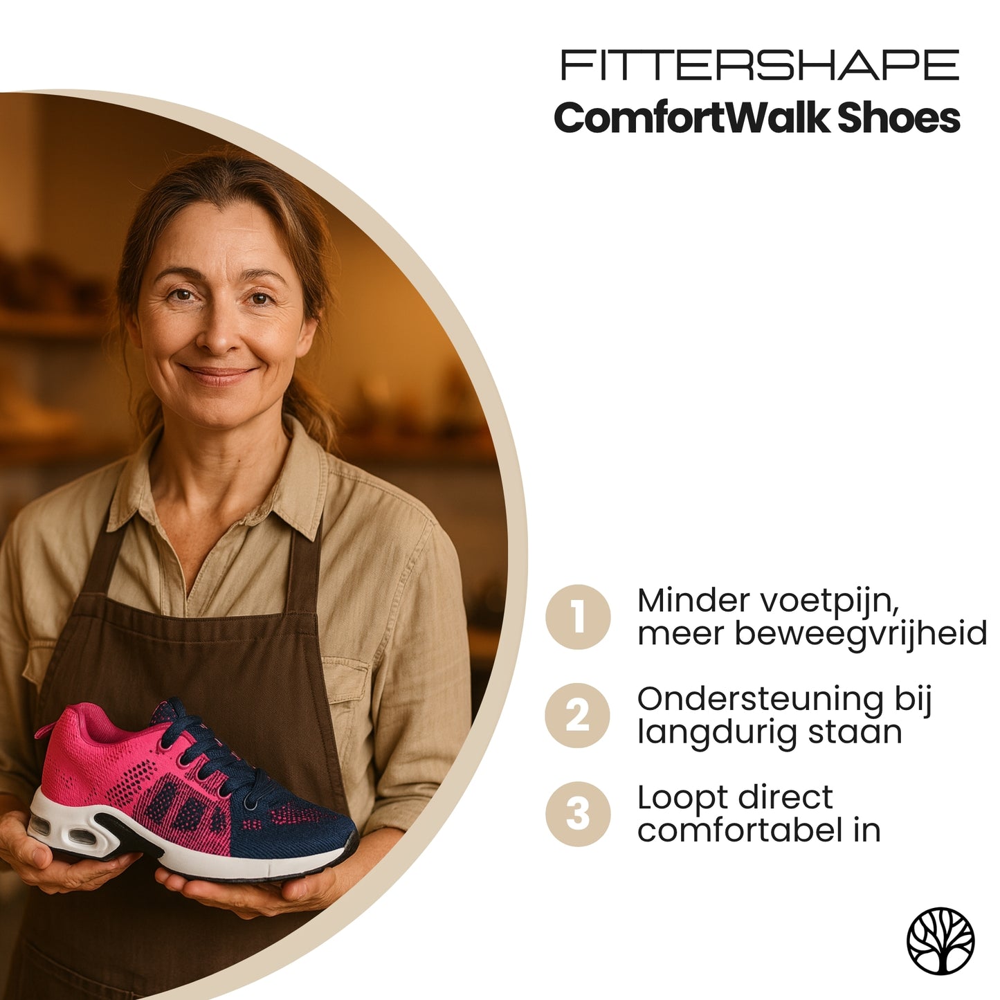 Fittershape ComfortWalk Shoes | Orthopedisch Design – Voor Langdurig Loopcomfort