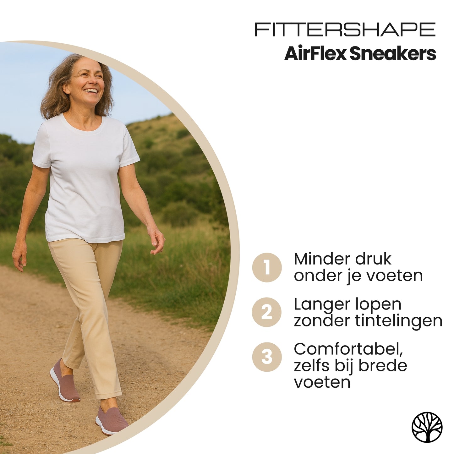 AirFlex Sneakers | Orthopedische Damesloopschoen – Voor Pijnvrij Bewegen