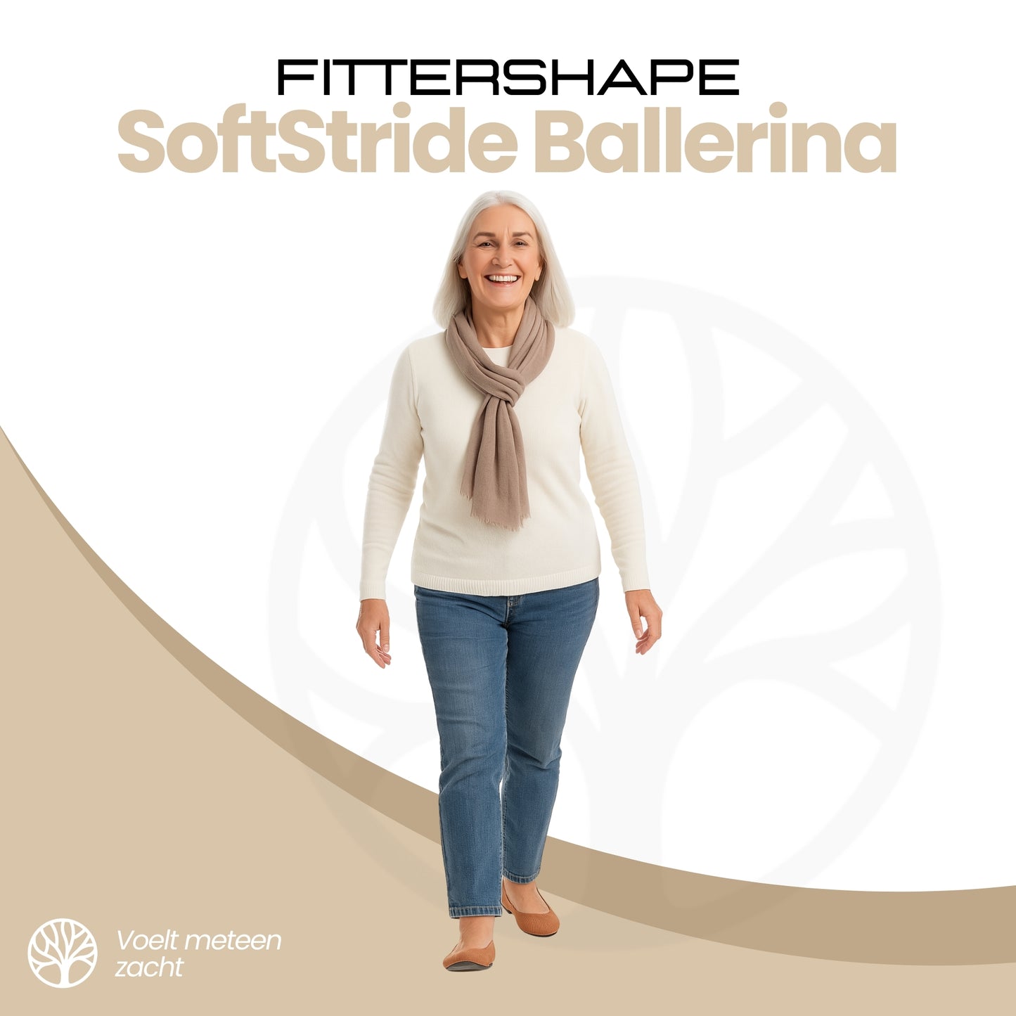 SoftStride Ballerina | Comfortschoen – Voor Gevoelige Voeten