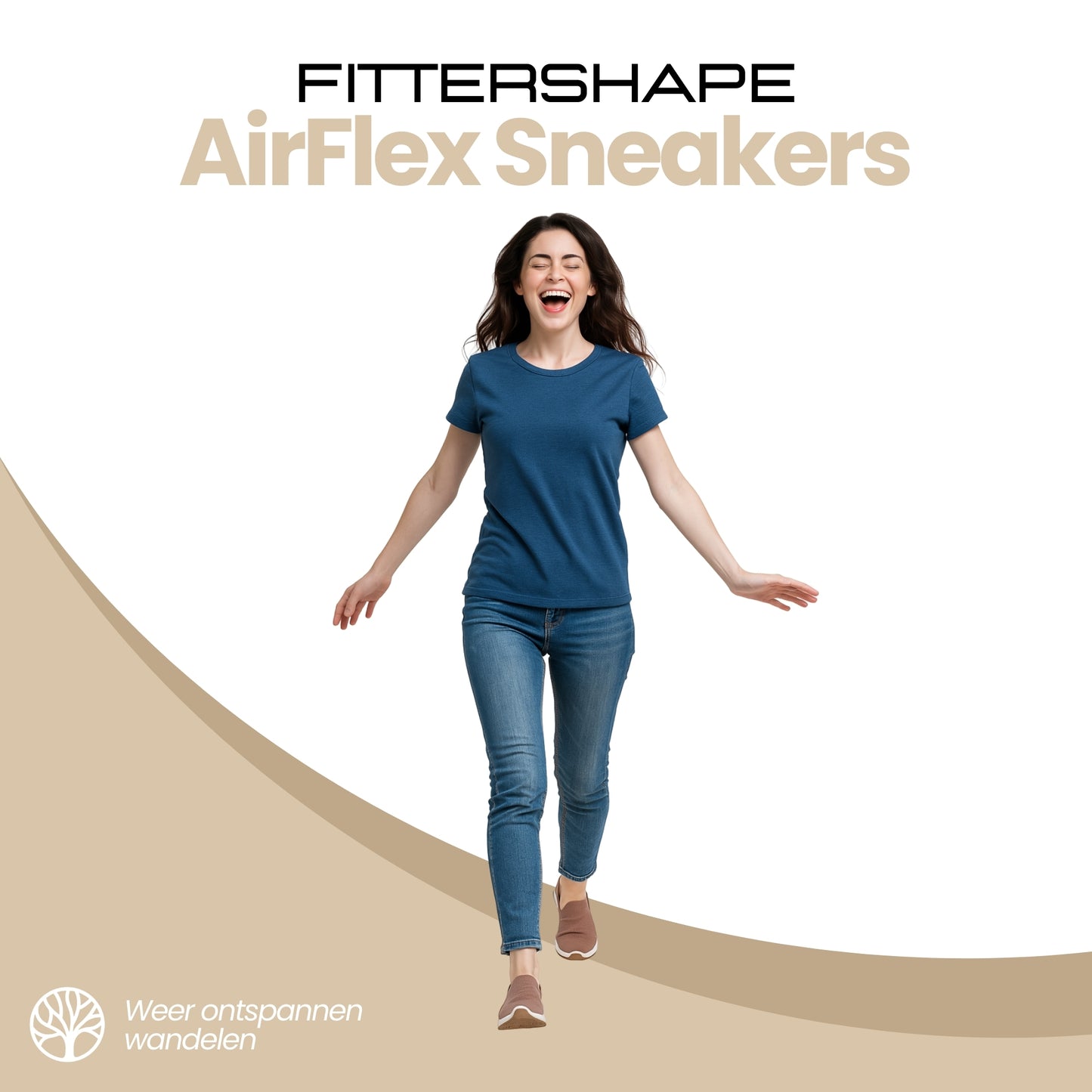 AirFlex Sneakers | Orthopedische Damesloopschoen – Voor Pijnvrij Bewegen
