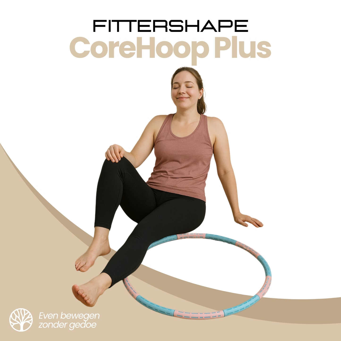 CoreHoop Plus | Verzwaarbare Fitness Hoelahoep – Voor Een Strakkere Taille