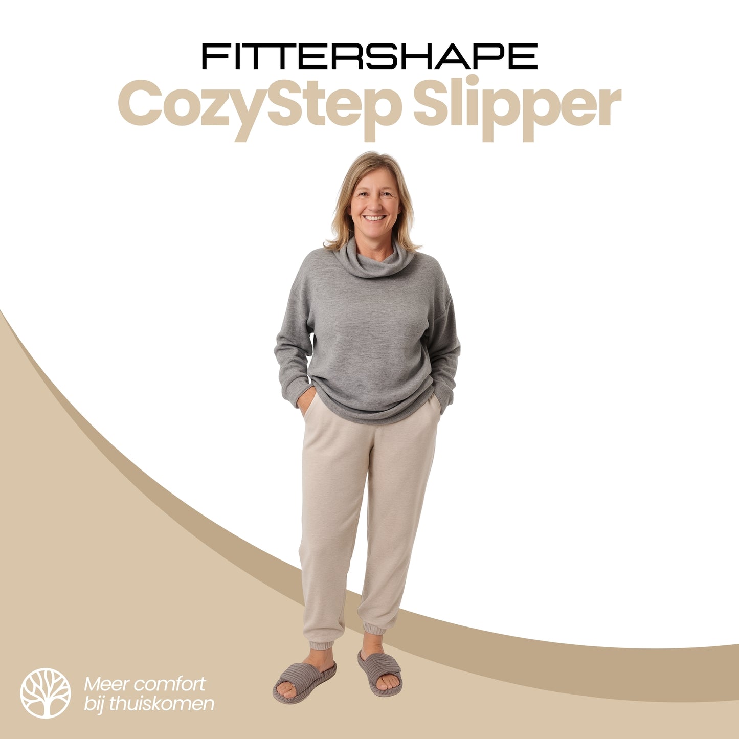 CozyStep Slipper | Orthopedische Damespantoffel – Voor Zacht & Steunend Thuiscomfort