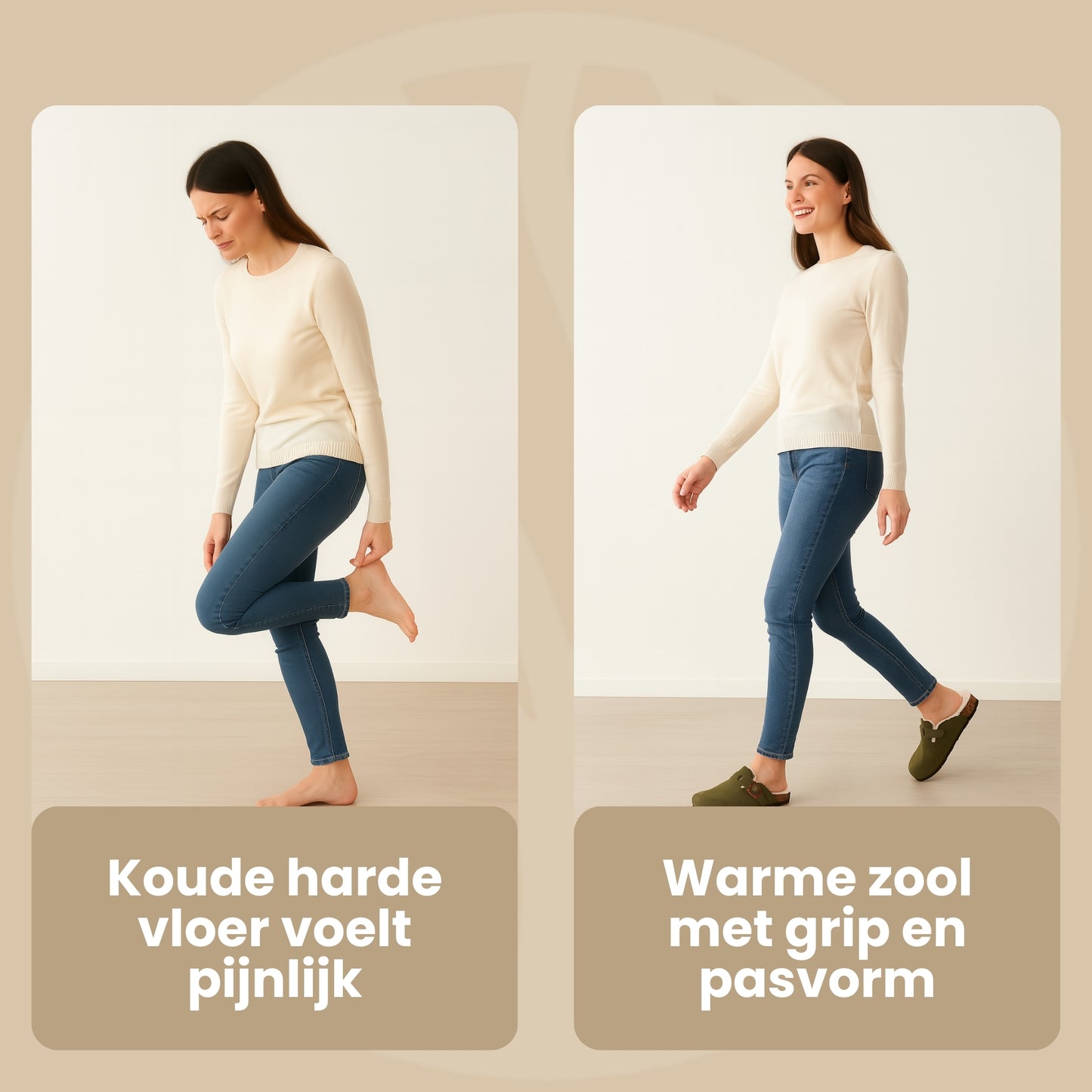 CozyStrap Slipper | Orthopedische Damespantoffel – Met Verstelbare Band