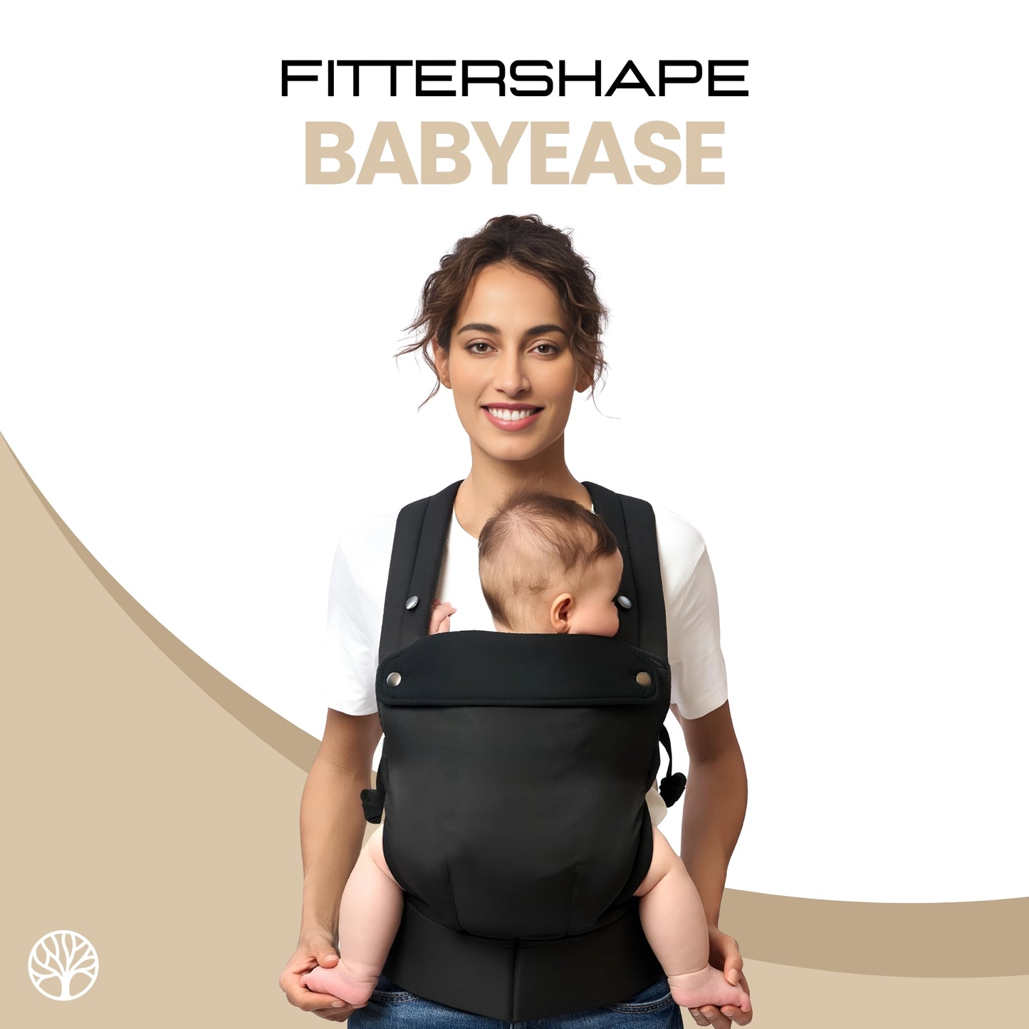 Fittershape BabyEase | Ergonomische Draagzak – Voor Comfortabel Dragen