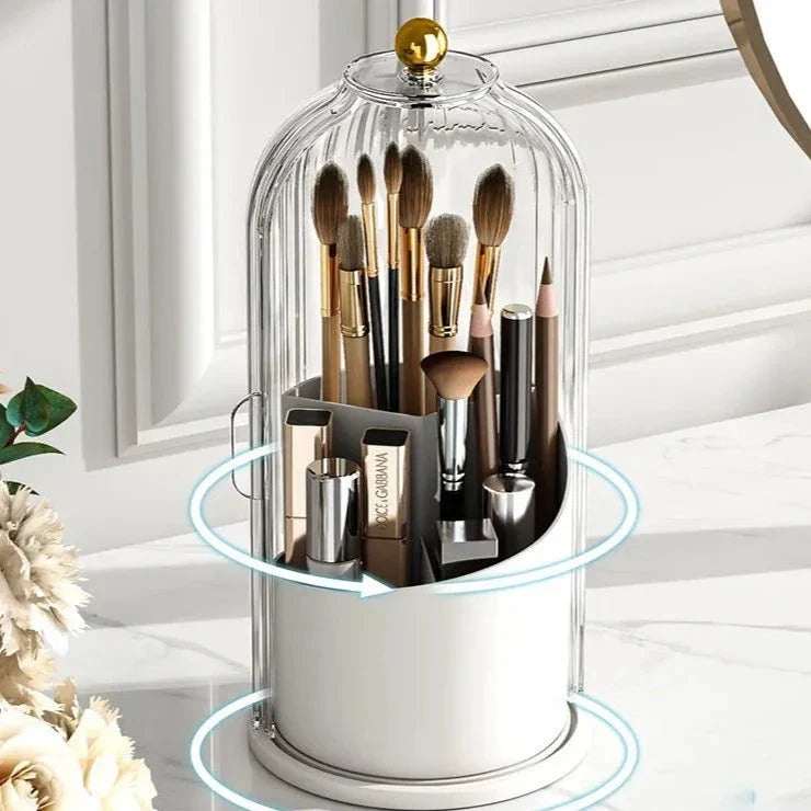 Make-up Organizer – Transparant Glas – Modern ontwerp – Voor make-up en kwasten