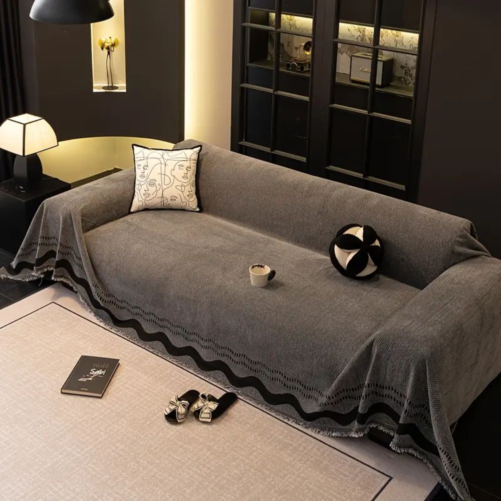 bankhoes – zachte stof – comfortabele bescherming voor bank of fauteuil