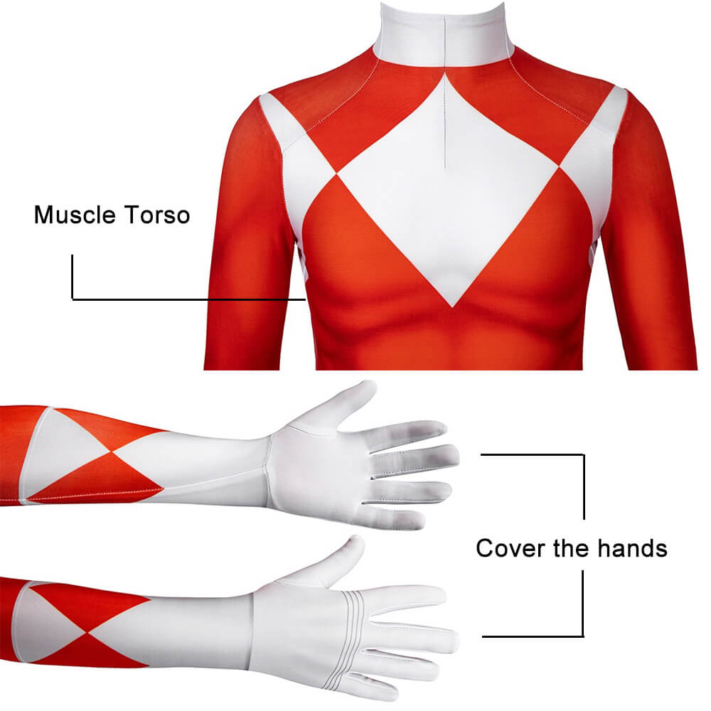 Power Rangers Kostuums – Polyester – Voor Halloween & Feesten