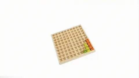 Multiplicatietafel – Houten Blokken – Kleurrijk – Voor Kinderen