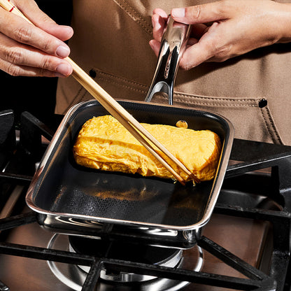 Stalen bakpan – Vierkant Ontwerp – Non-stick Coating – Pfas vrij
