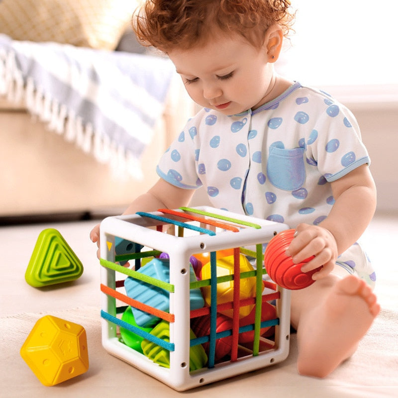 Educatief Stapelspeelgoed – Kleurrijke Vormen – Voor Baby’s en Peuters