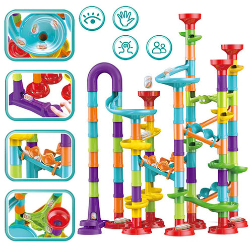 Kleurrijk Marmeren Toren Spel – Educatief Speelgoed – Voor Kinderen