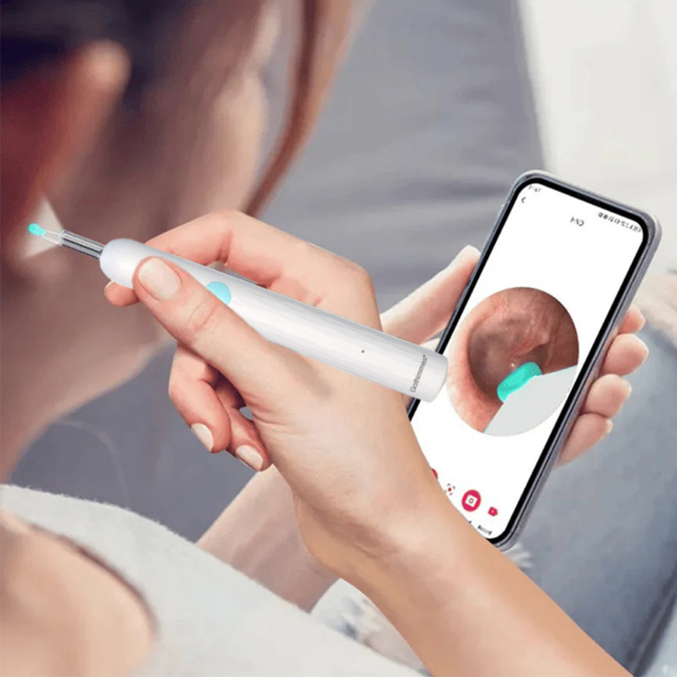 EarVision Pro Oorcamera met Licht & App | Voor eenvoudige & hygiënische oorreiniging