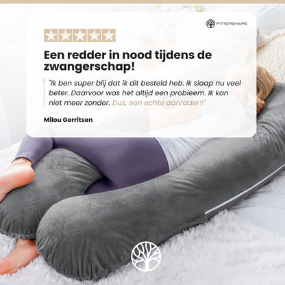 Fittershape SleepNest | Zwangerschapskussen – Voor Zijslapers
