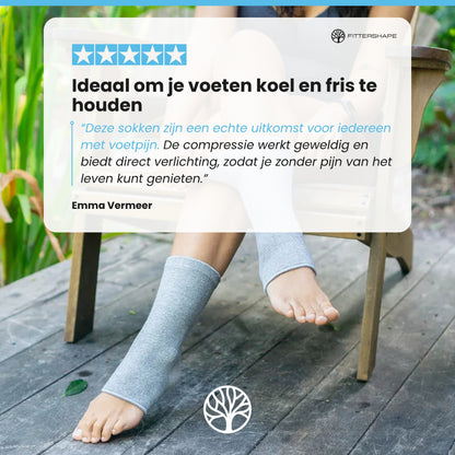 Fittershape Bamboo Toeless Socks