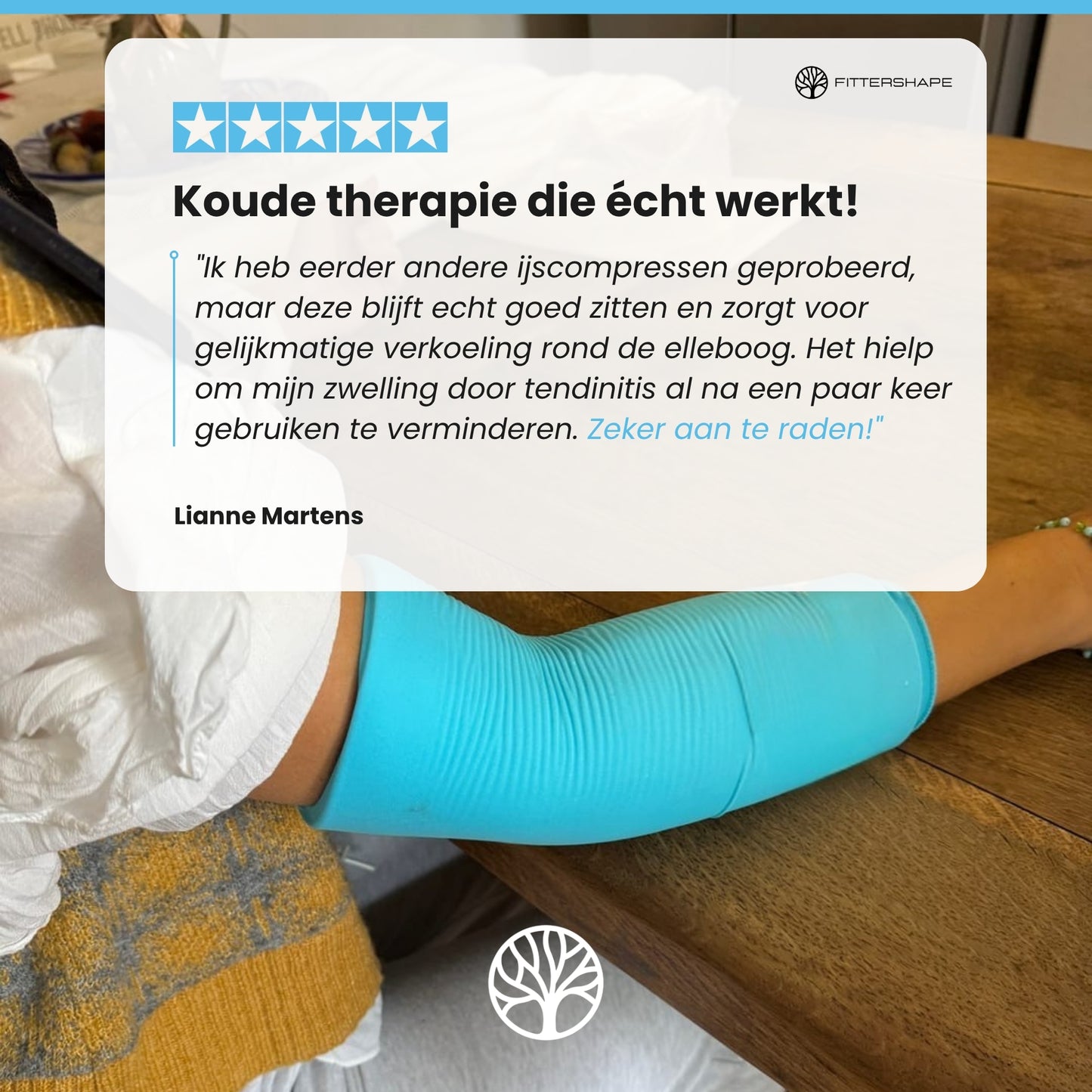 Fittershape ThermaFlex Sleeve | Compressie & Warmte – Voor Herstel