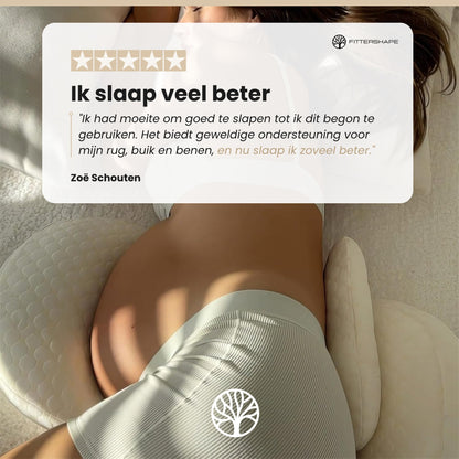 Fittershape SlumberCare | Zwangerschapskussen – Ondersteunt Buik & Rug