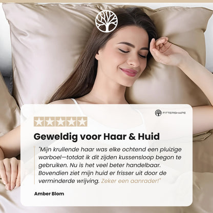 Fittershape Silk Rest | Natuurlijke Zijde Kussensloop – Voor Haar & Huid
