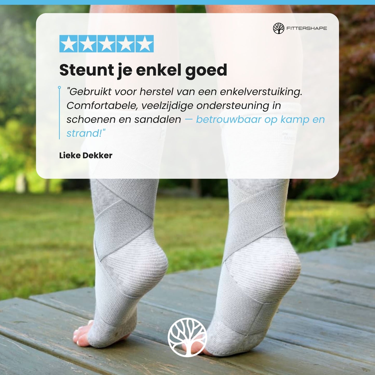 Fittershape BambooFlex Enkelbrace