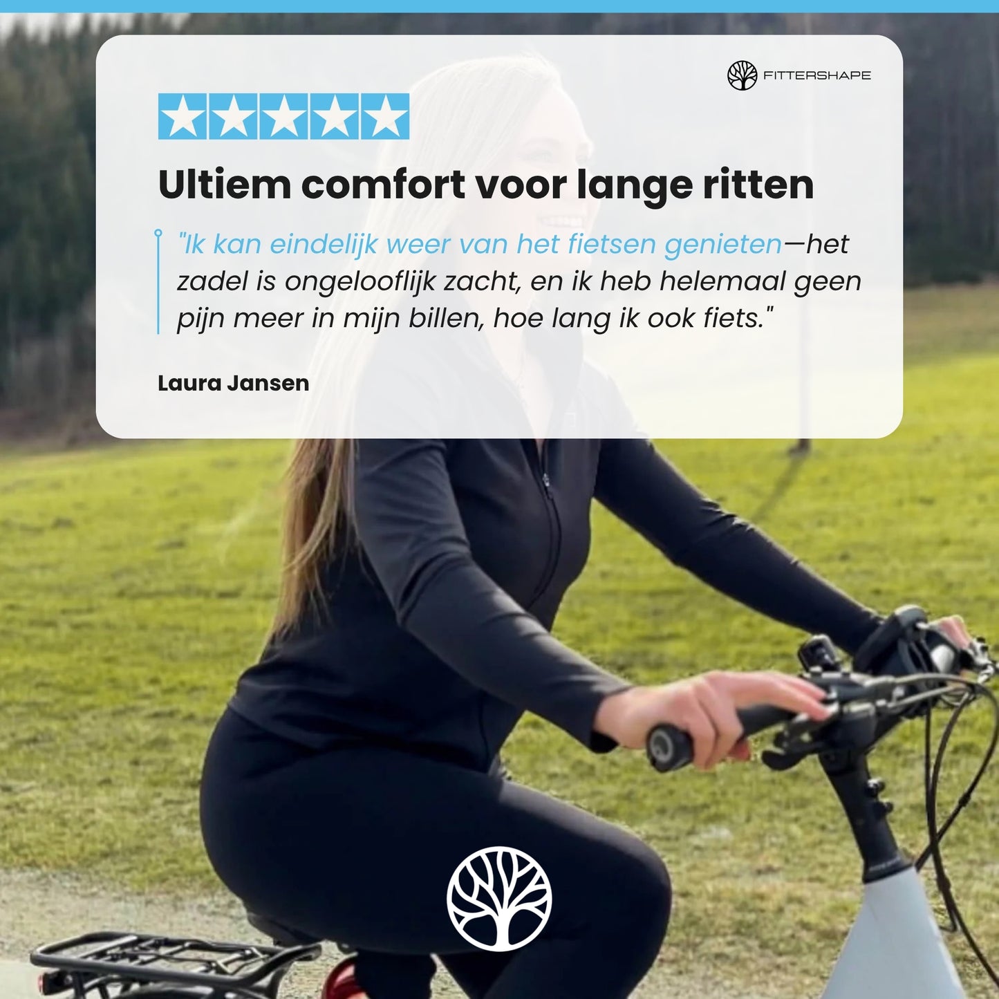 Fittershape ErgoRide Fietszadel