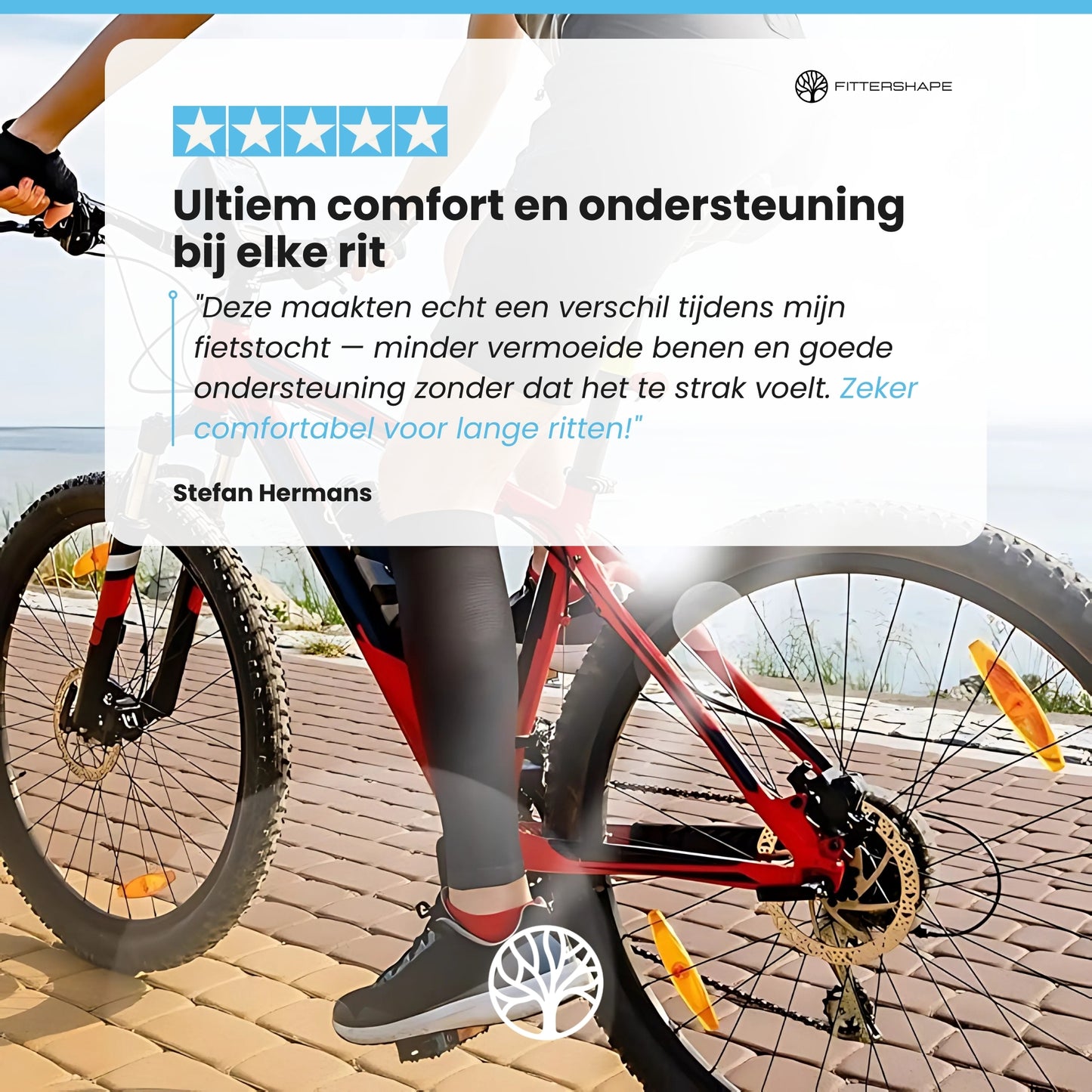 Fittershape Kuit Ondersteuningskousen