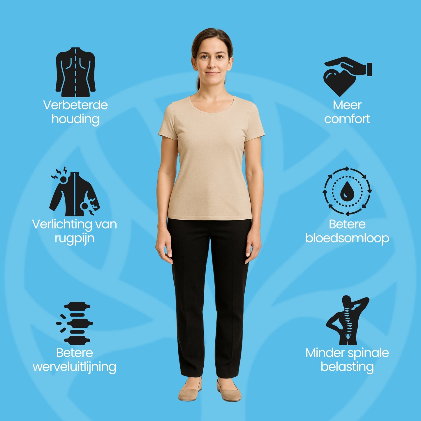 Fittershape LumboSupport | Rugkussen – Met Extra Rugondersteuning