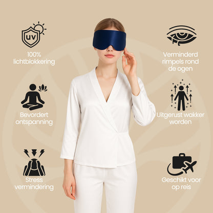 Fittershape SleepSilk | Zijdezachte Slaapmasker – Voor Diepe Nachtrust