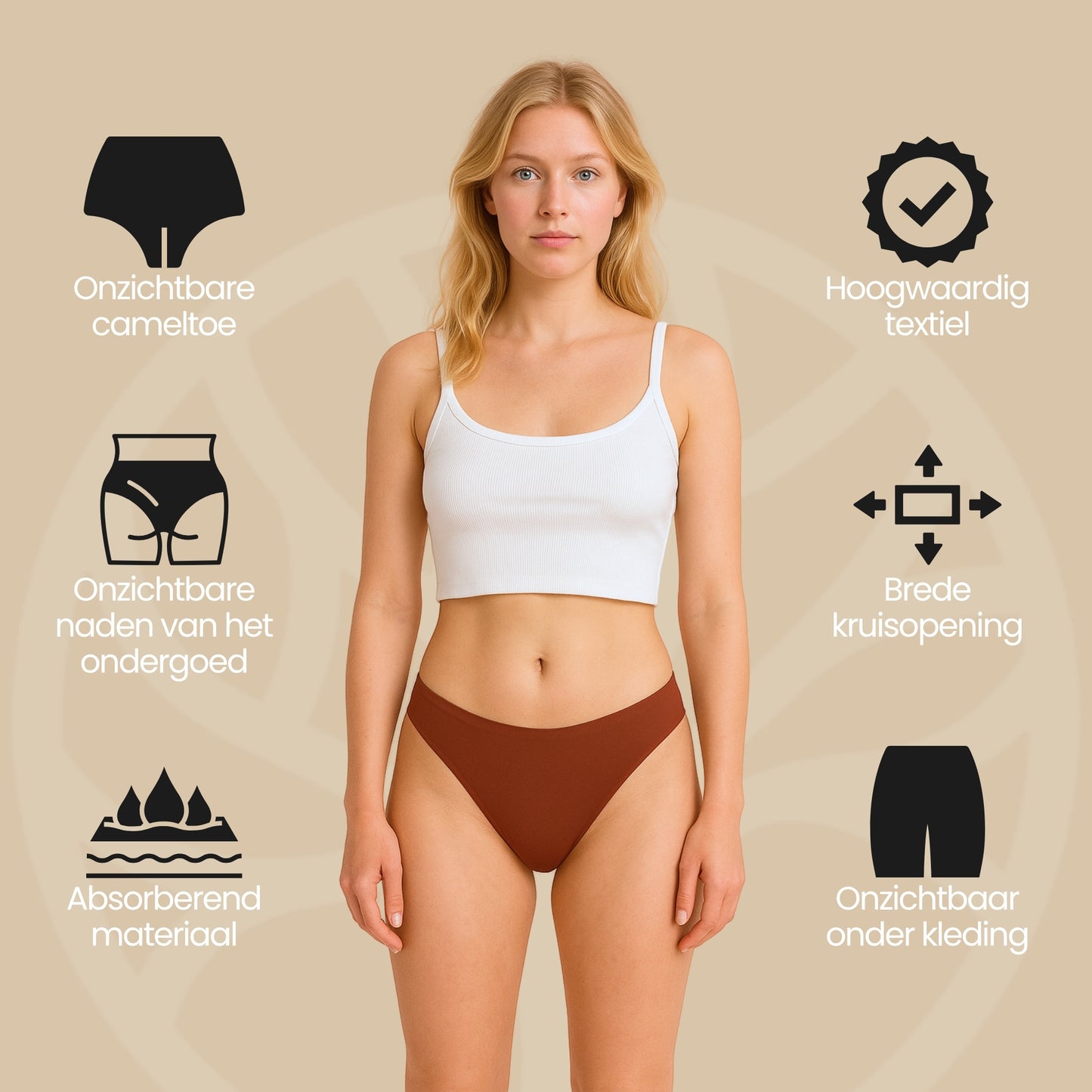 Fittershape Seamless Cover | Onzichtbare Anti-Cameltoe String