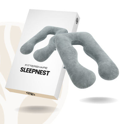 Fittershape SleepNest | Zwangerschapskussen – Voor Zijslapers