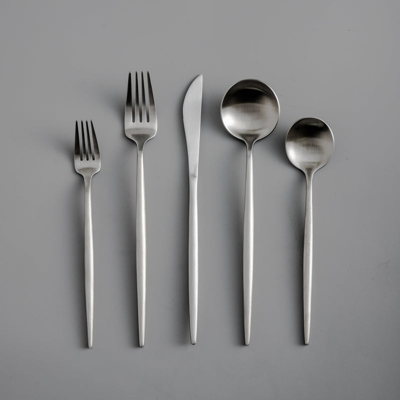 Gouden Bestekset – Modern Design – RVS – Voor Feestelijke Gelegenheden