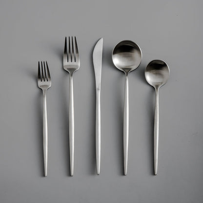 Gouden Bestekset – Modern Design – RVS – Voor Feestelijke Gelegenheden