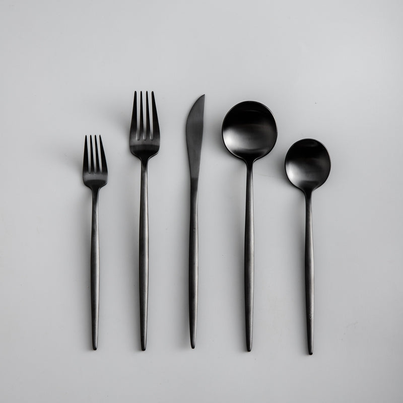 Gouden Bestekset – Modern Design – RVS – Voor Feestelijke Gelegenheden