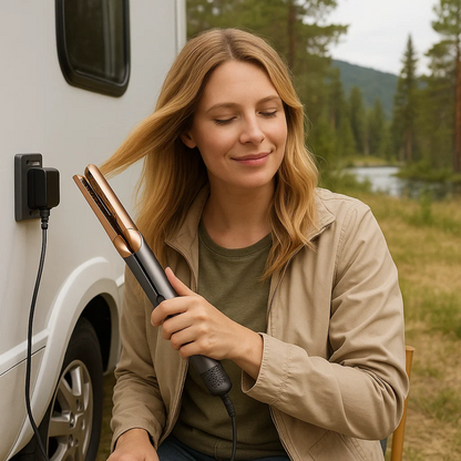 2-in-1 Haardroger en Steilapparaat – Voor Glanzend en Stijlvol Haar – Snelle Styling