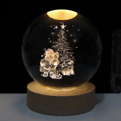Galaxy Lamp – LED – Houten Voet – Voor Sfeervolle Verlichting