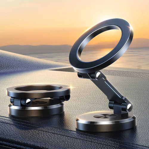 Magnetische telefoonhouder – verstelbare ring – voor auto en bureaustoelen